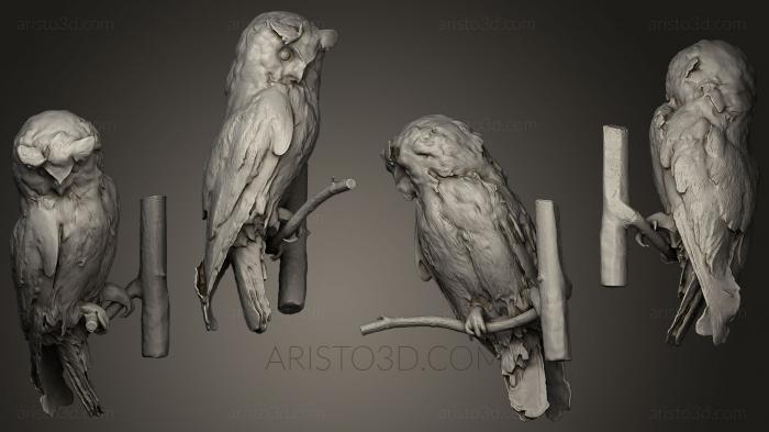 Bird figurines (STKB_0115) 3D model for CNC machine
